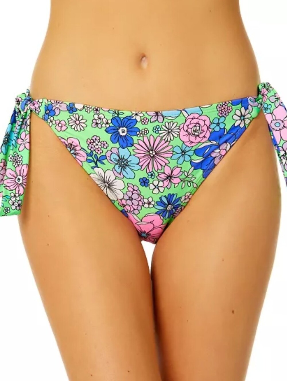 Salt + Cove | Peony Party Side-Tie Hipster Bikini Bottoms Size S